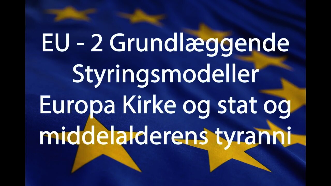 Europa, kirke og stat og midelalderns tyrani - Jens K. Jensen