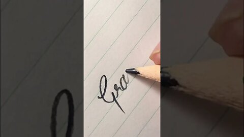 How to write “Grape” in beautiful handwriting #handwriting