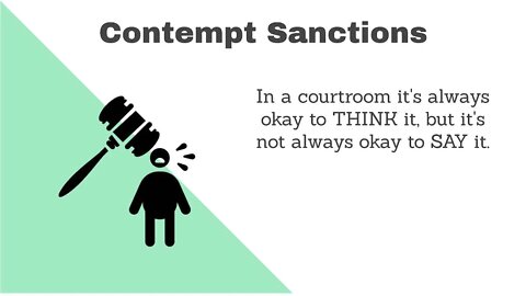 Contempt Sanctions Explained!