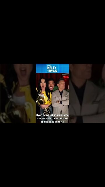 Ryan Seacrest shares some smiles with the American Idol judges #shorts