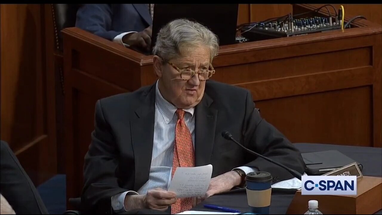 WOW! Sen John Kennedy is STUNNED At Democrat Witness’ Answer