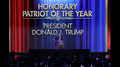 President Donald Trump Receives 'Patriot of the Year' Award After Historic Lead Up To Election