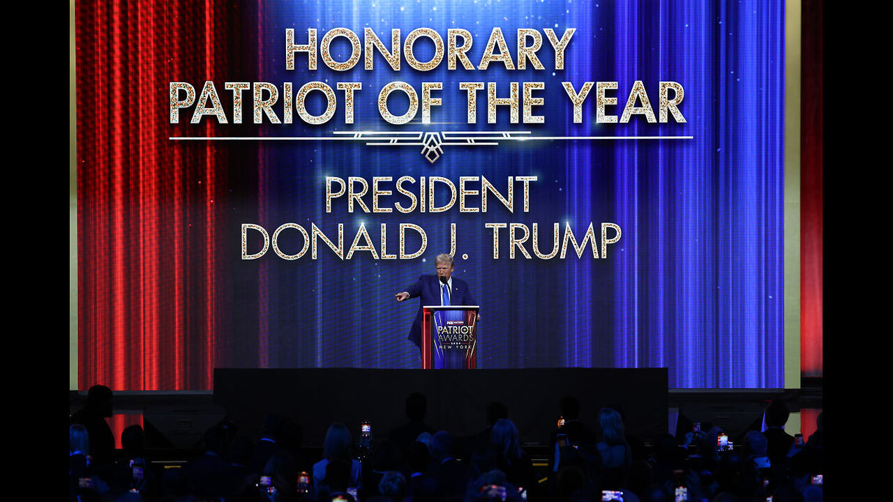 President Donald Trump Receives 'Patriot of the Year' Award After Historic Lead Up To Election