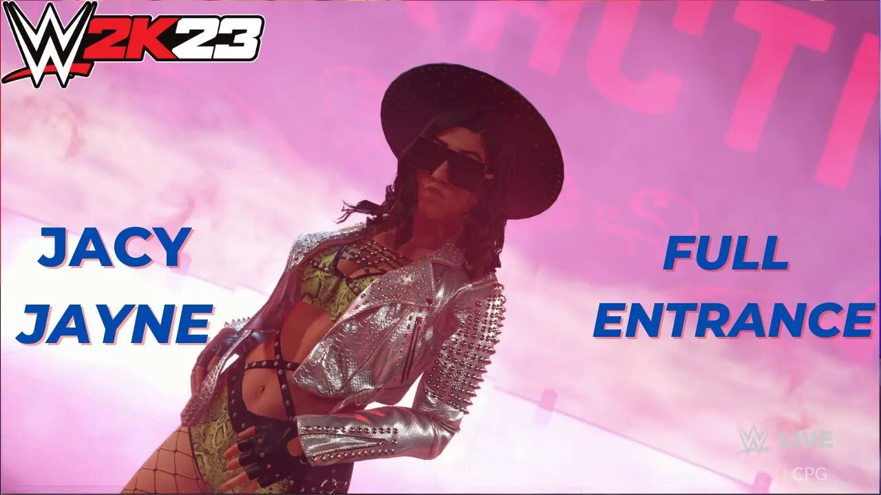 WWE 2k23 Jacy Jayne Full Entrance