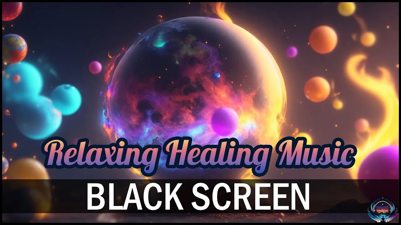 2 Hrs 🌖 | BLACK SCREEN | Relaxing Deep Healing Music to Cure Stress, Anxiety and Depression