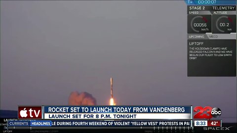 Vandenberg Air Force base reschedules rocket launch Saturday