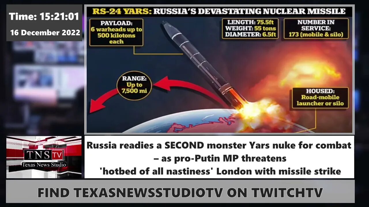 Russia readies a SECOND monster Yars nuke for combat – threatens 'London with missile strike