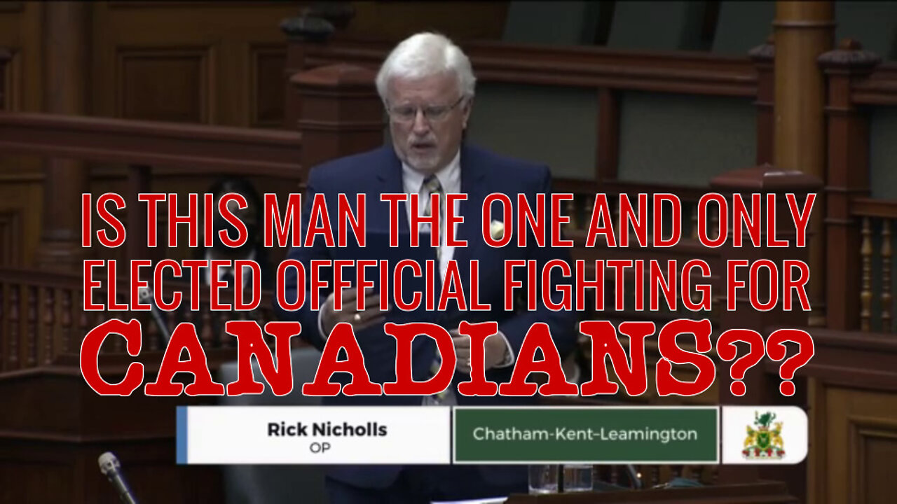CANADIANS WAKE UP! SEND THIS CLIP TO YOUR MPP AND ASK THEM WHAT THEY ARE DOING FOR YOU?