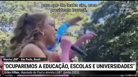 Erika Hilton, deputada do Psol e ativista LGBT.
