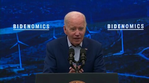 Biden Brings Back His Creepy Whisper To Describe Windmills "Longer Than A Football Field"