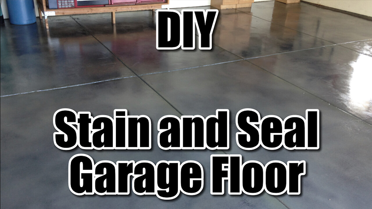 Stain and Seal Garage Floor