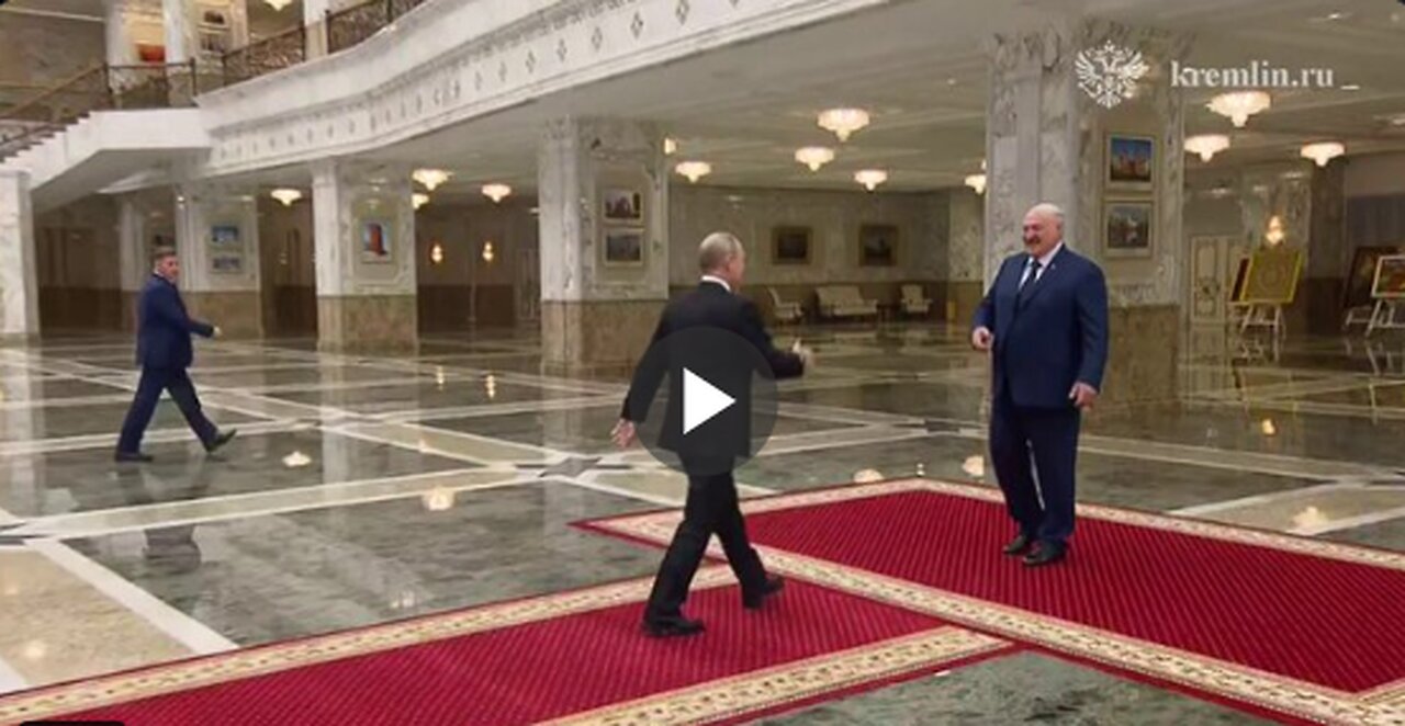 PUTIN AND LUKASHENKO MEET IN BELARUS' MINSK FOR UNION STATE SUMMIT...