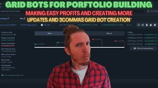 3Commas Grid Bots for Portfolio Building! How to Create a Grid Bot