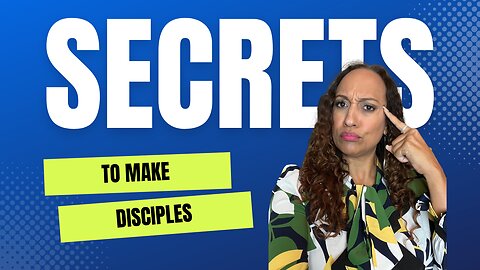 How to Make Disciples