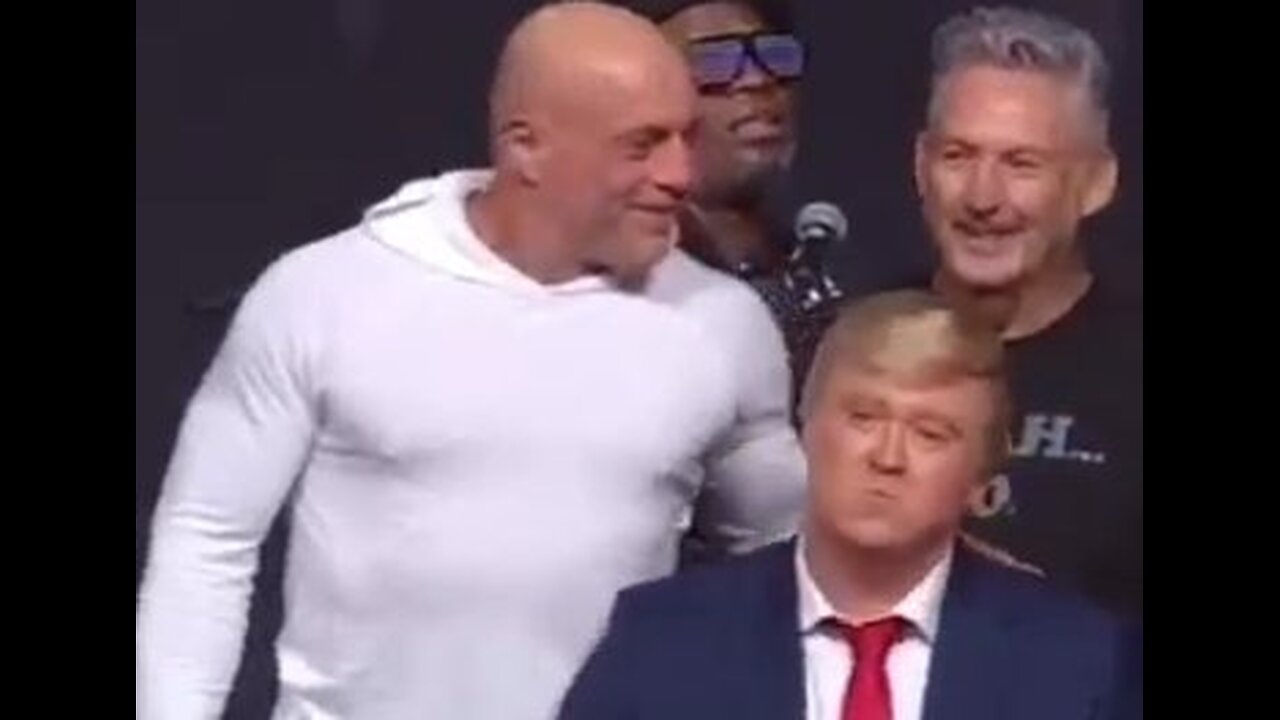 Donald Trump Wrestled Joe Rogan In Person