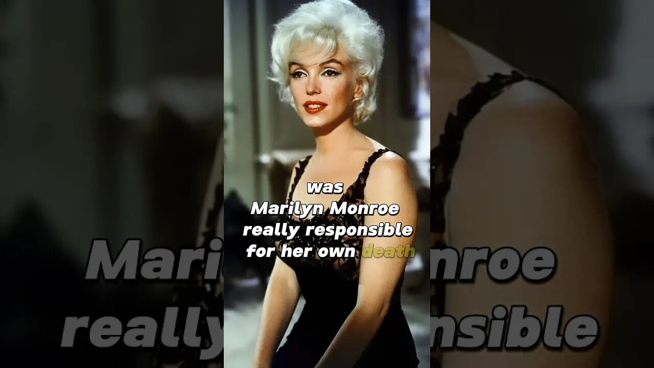 Was Marilyn Monroe's Tragic Fate a Conspiracy? Find Out Now! #shorts #marilynmonroe