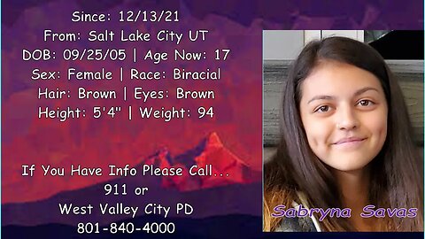 #Missing #Anniversary | Sabryna Savas | 12/13/2021