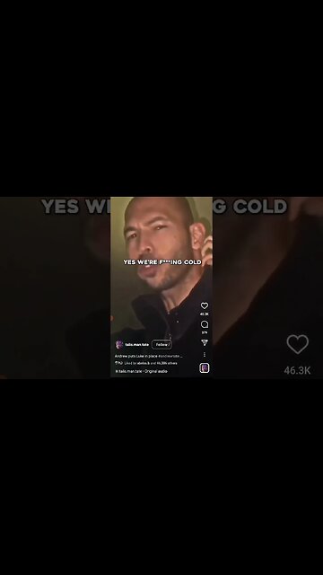 Tates cousin complain about the cold #tatebrothers #tatespeech #tate #andrewtate #shorts #podcast