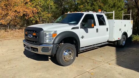 2011 FORD F-450 4X4 CRANE TRUCK