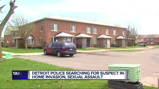 Detroit police hunt for suspect in sexual assault of a 62-year-old woman