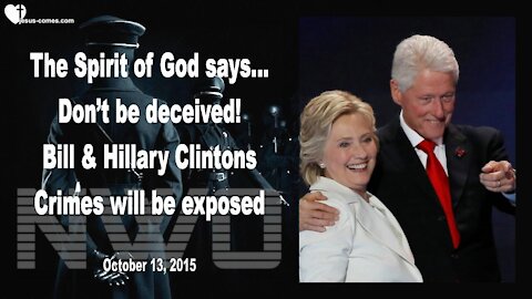 The Crimes of the Clintons will be exposed... Don't be deceived ❤️ Revealed thru Mark Taylor