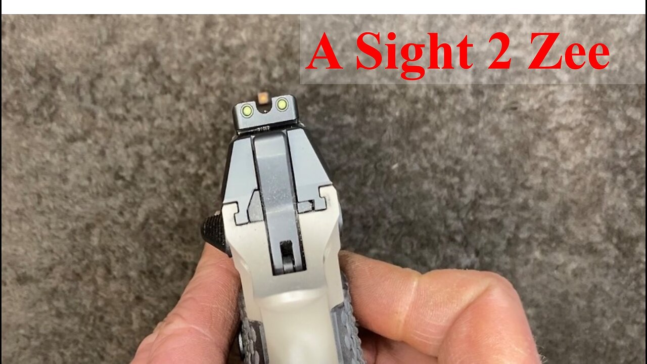 CZ Shadow 2 Sights Installation