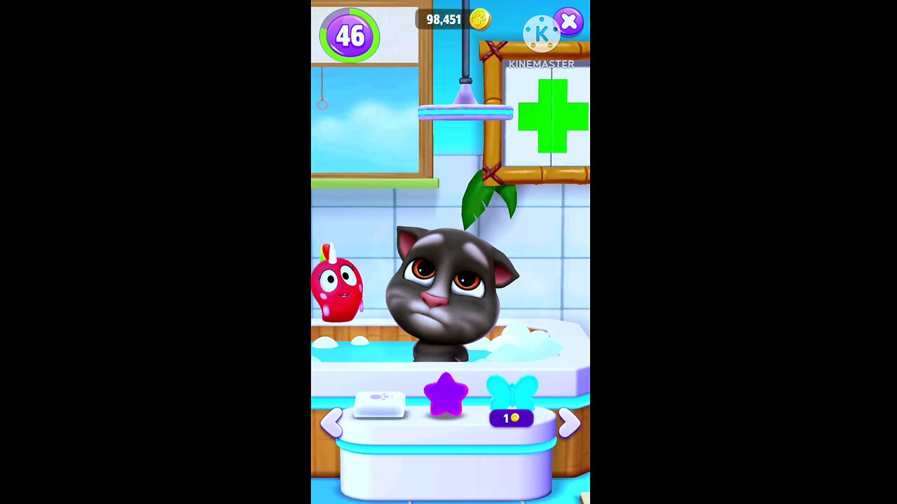 talking tom buying sho