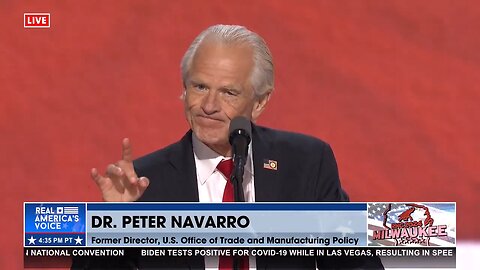 Peter Navarro Addresses the Republican Convention