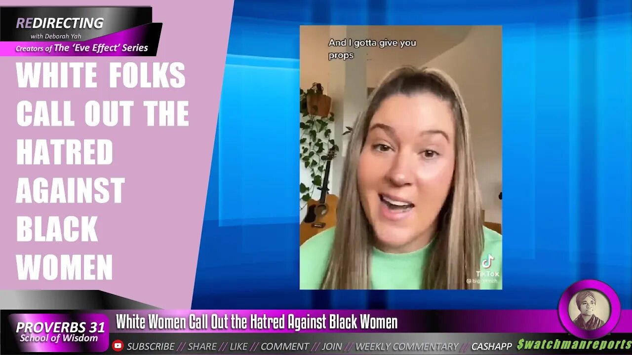 White FOLKS Call Out the H@tred Against Black Women