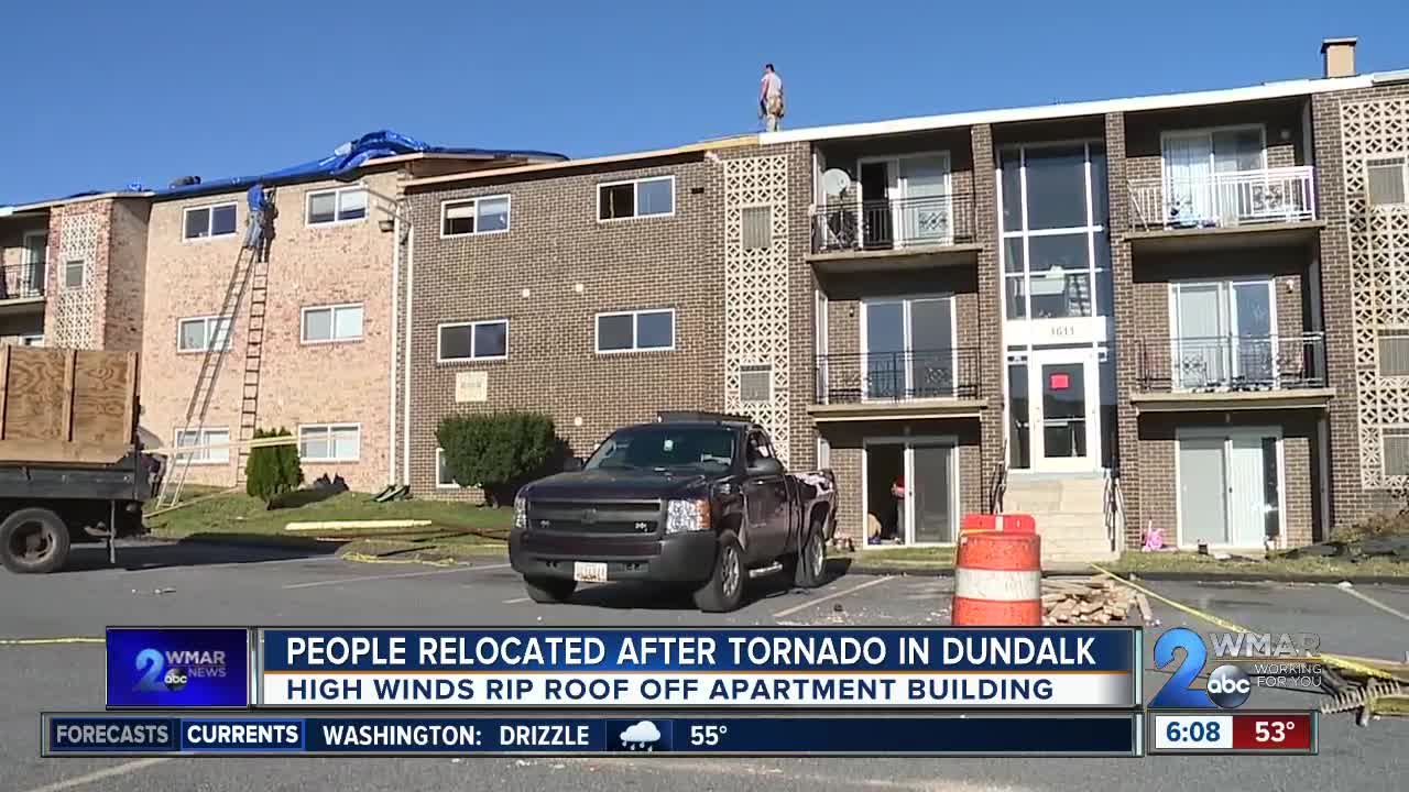 People relocated after tornado in Dundalk