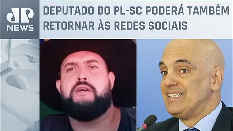 Alexandre de Moraes autoriza Zé Trovão a tirar tornozeleira eletrônica