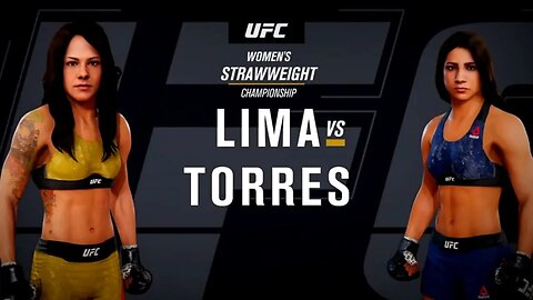 EA Sports UFC 3 Gameplay Tecia Torres vs Juliana Lima