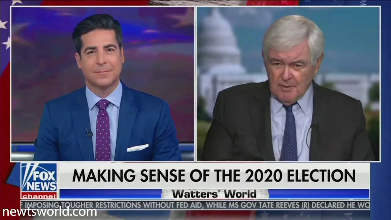 Newt Gingrich on Fox News Channel's Watters' World | November 14, 2020