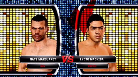 UFC Undisputed 3 Gameplay Lyoto Machida vs Nate Marquardt (Pride)