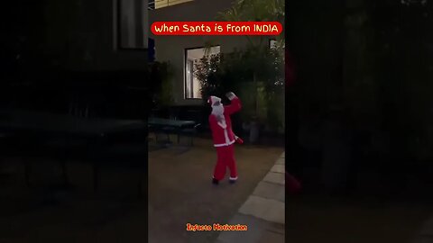 When Santa comes to India #shorts #youtubeshorts #santa