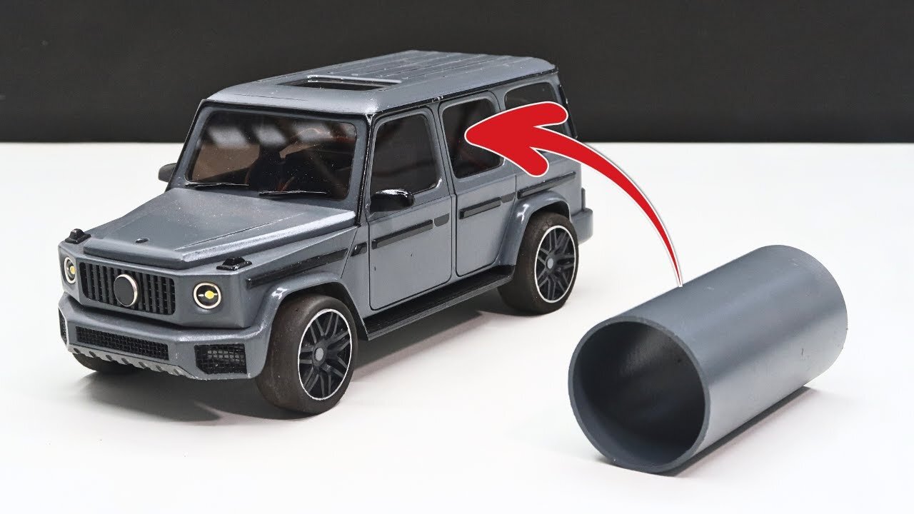 Hand made RC Benz G wagon from PVC RC G63 from PVC-Hackerwatching