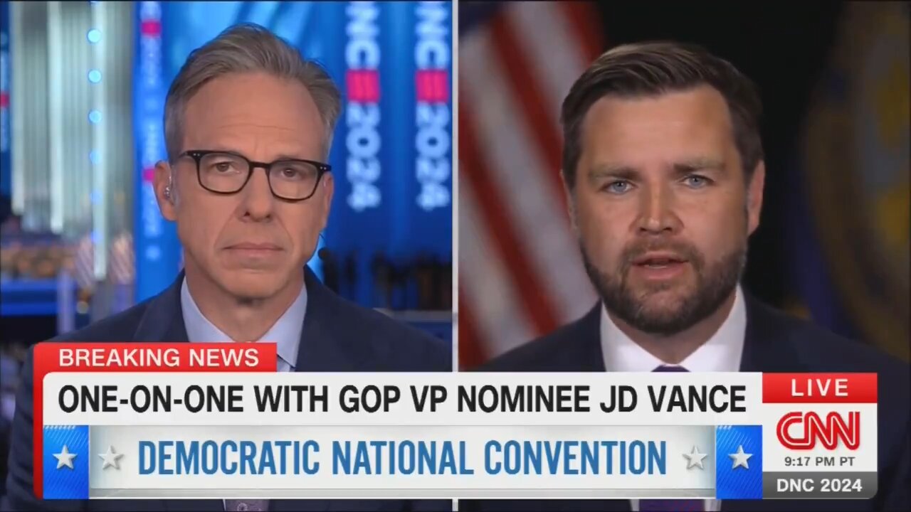 😂Libs are enraged at CNN's JD Vance interview & lack of "push back."