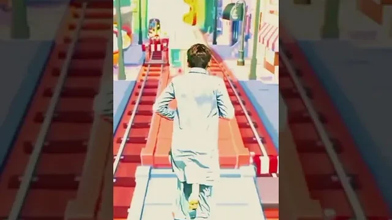 Fisrt Time Man Walking In Subway Game // Ramraj Gaming #subway #shorts #games @TotalGaming093