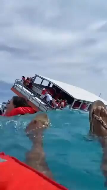 Ferry Accident in Shark-Infested Waters off Nassau, Bahamas