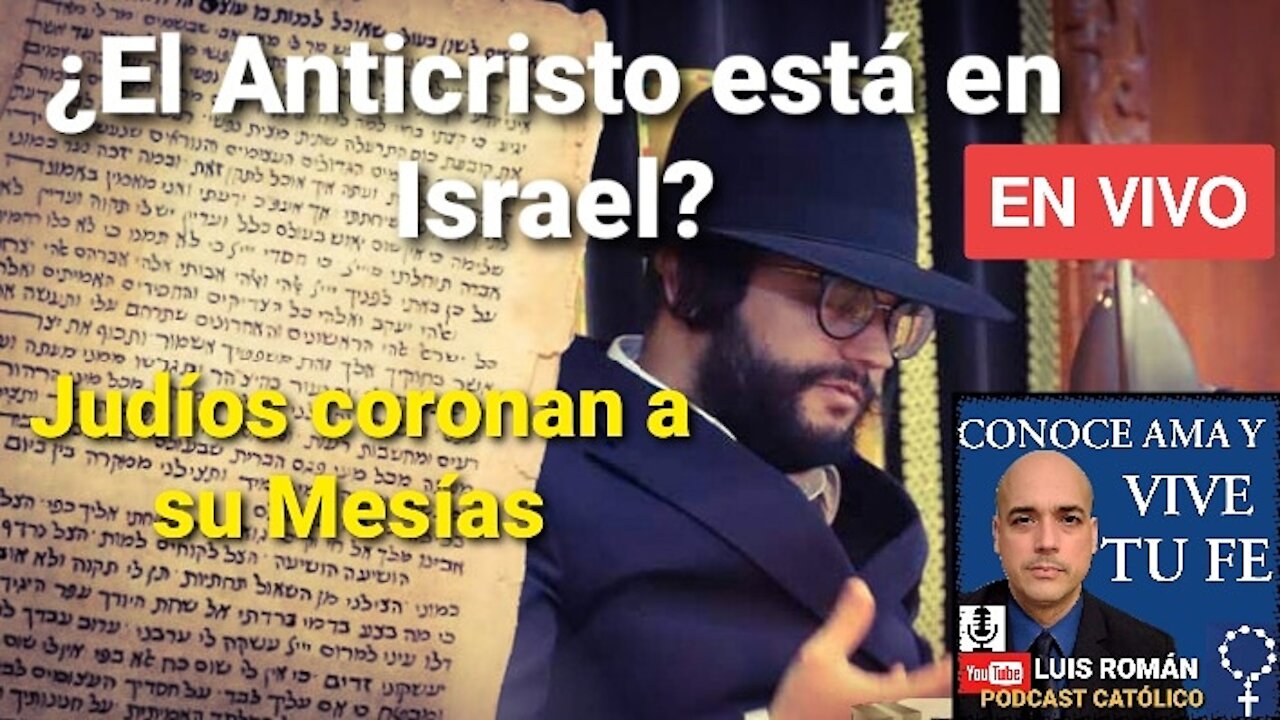 Judíos coronan a su Mesías 😱 ¿El Anticristo está en Israel?🤔Jizkiahu ben David🤦♂️en Vivo Luis Román
