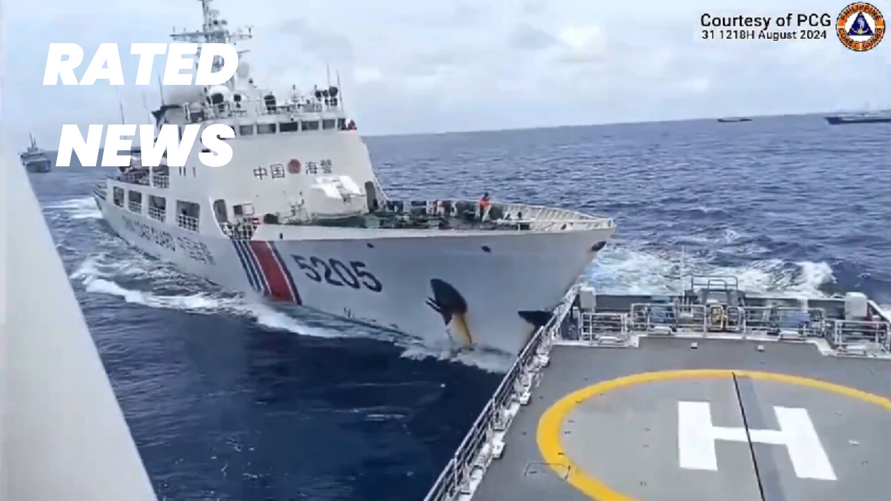 Chinese Coast Guard Ship Rams Filipino Vessel in Disputed Waters