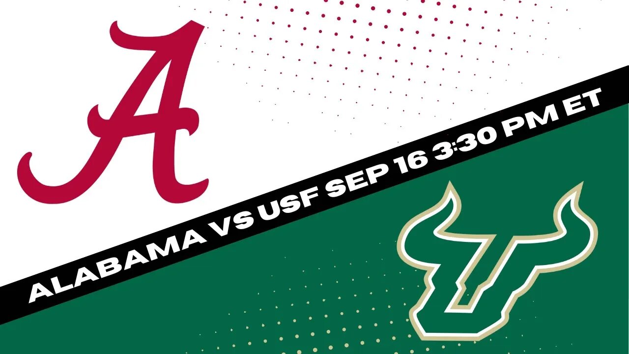 Alabama vs Crimson Tide vs USF Bulls Prediction and Picks {Football Best Bet 9-16-23}