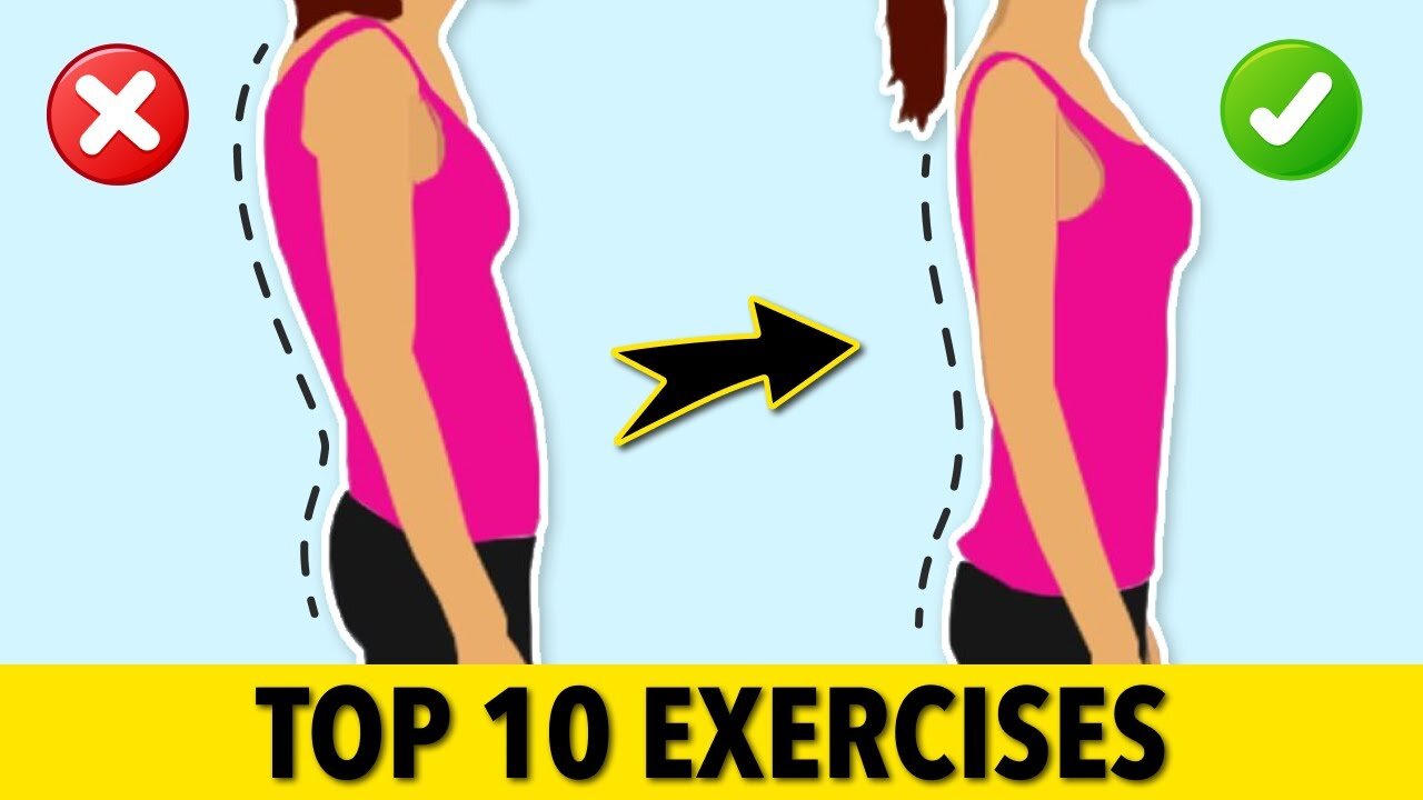 TOP 10 Exercise To Strengthen Your Core And Improve Your Posture