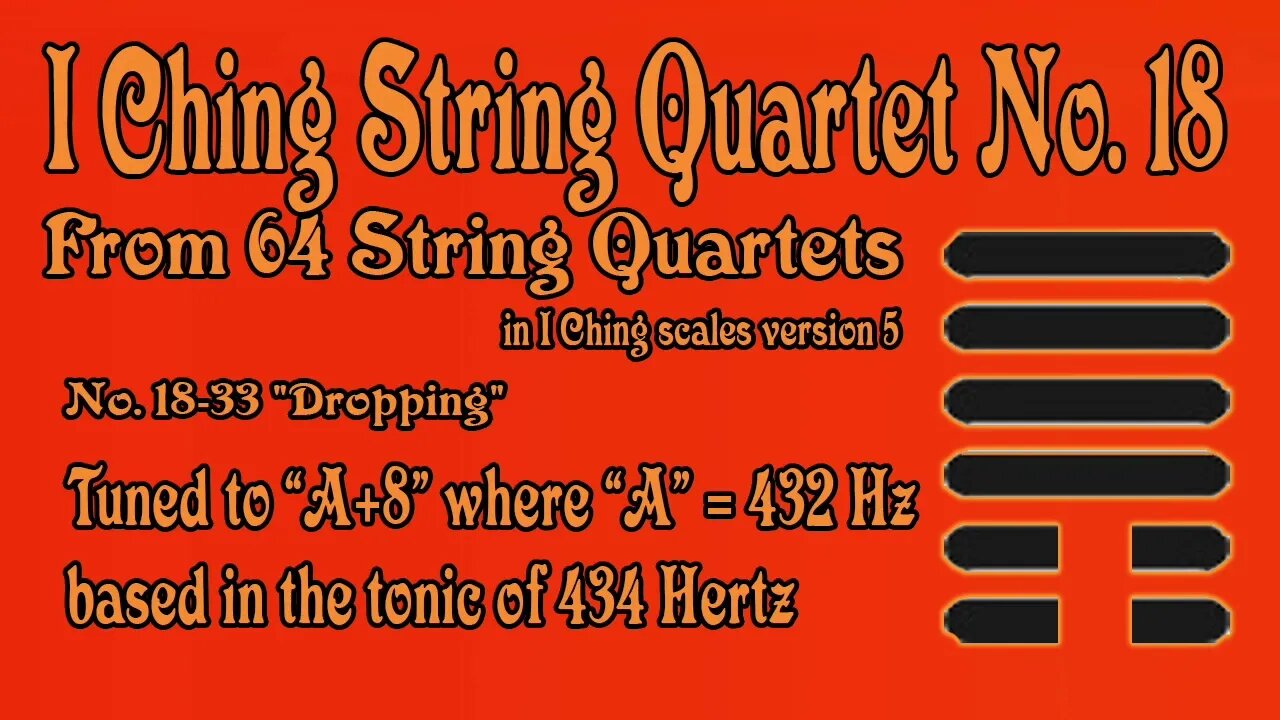 Richard #Burdick's #String #Quartet No. 18, Op. 308 No.18 - tuned to 434 Hz.