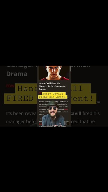 Henry Cavill FIRED His Agent BEFORE Superman Cameo #shorts #dcuniverse #henrycavill