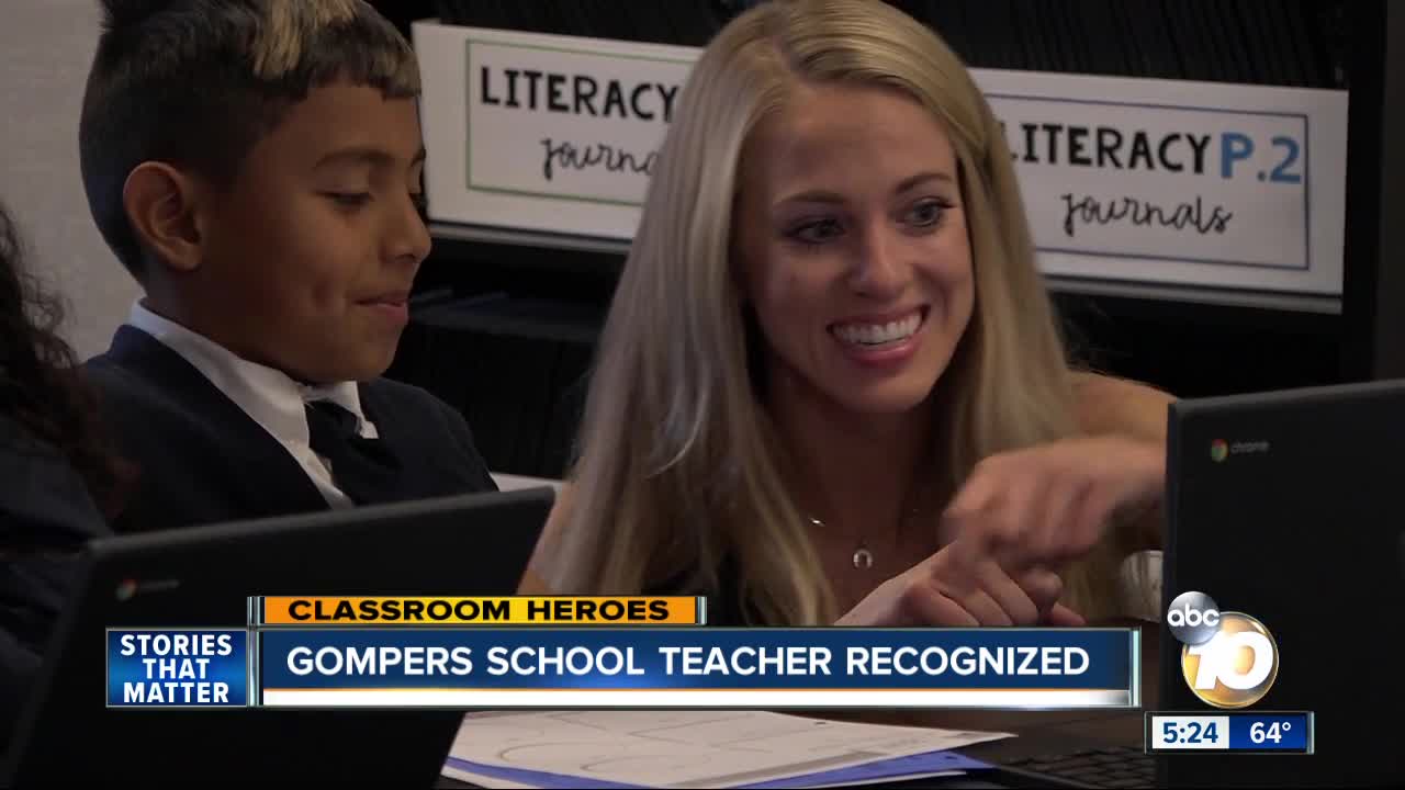 SDCCU Classroom Hero honored