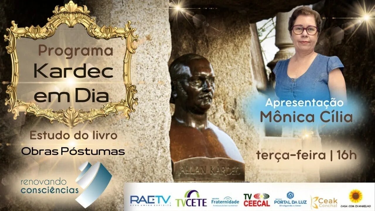 OBRAS PÓSTUMAS com Mônica Cília (SE) | #24 KARDEC EM DIA