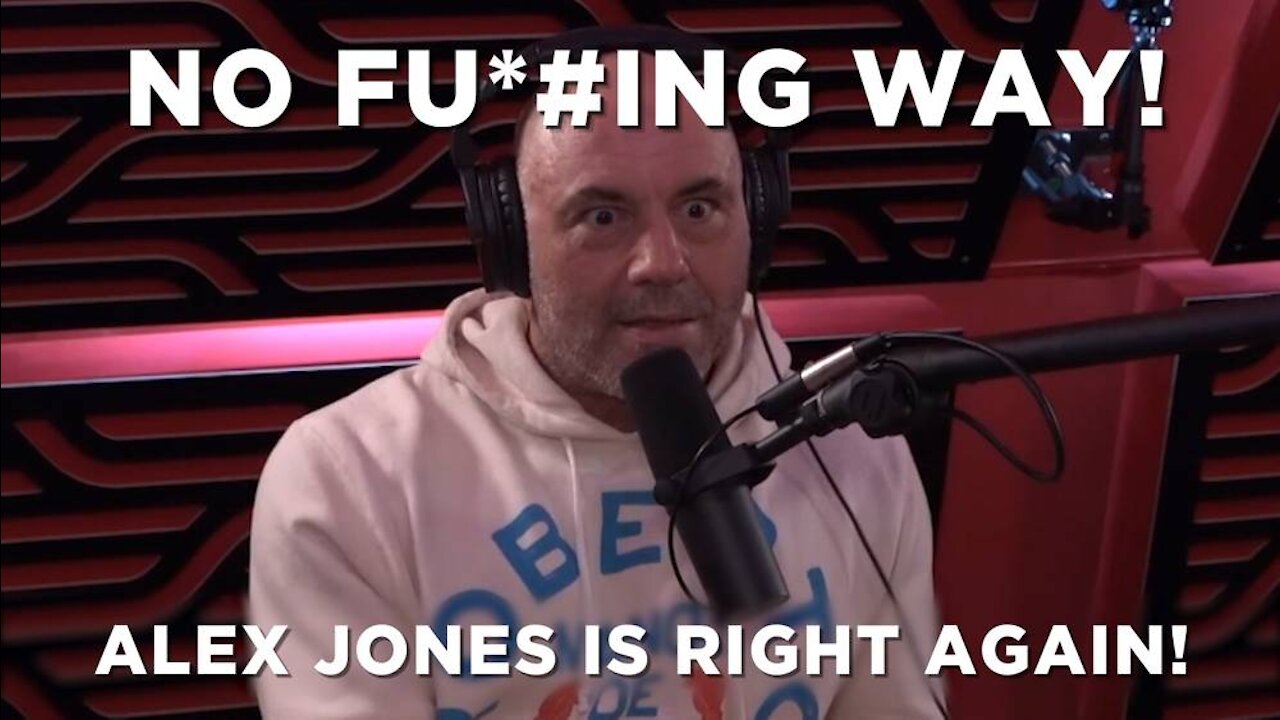 No Fu*#ing Way! Alex Jones is Right Again!