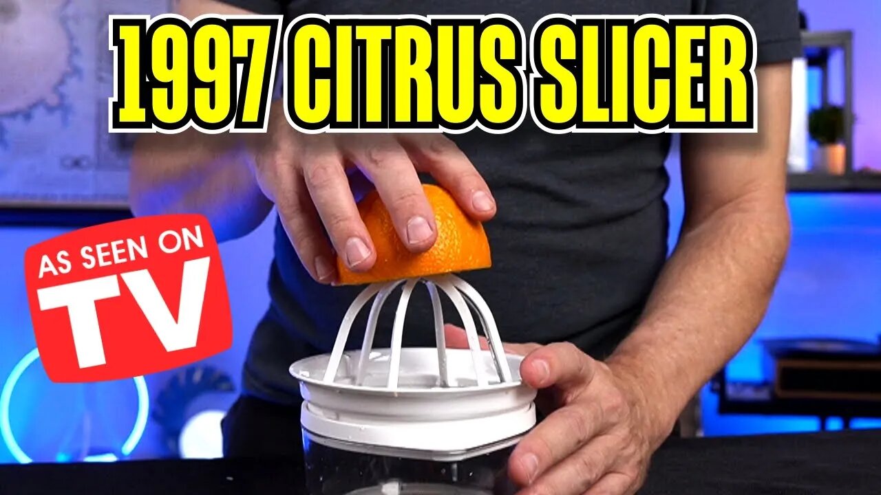 Testing a 1997 As Seen on TV Citrus Slicer: Will it Work?