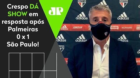 "Sabe qual é a minha MAIOR VITÓRIA no São Paulo?" Crespo DÁ SHOW após 1 a 0 no Palmeiras!